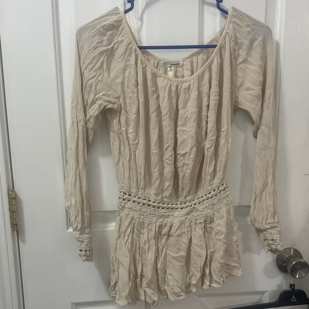 Runway Couture Cream Blouse